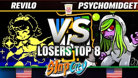 Slap City TOP 8: Revilo (Remedy/Ittle Dew) vs. PsychoMidget (Jenny Fox) - SSC2019 Losers Top 8