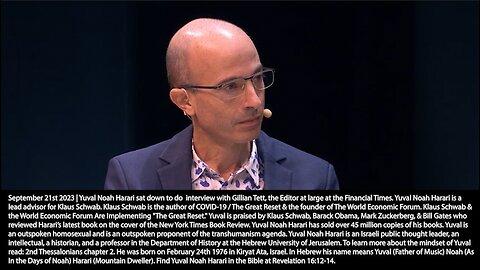 Yuval Noah Harari | "He (Yuval Noah Harari) Has Currently Sold 45 Million Books In 65 Languages Around the World." - Gillian Tett (Editor At Large At the Financial Times) | "We Are Talking About the End of Human History." - Yuval Noah