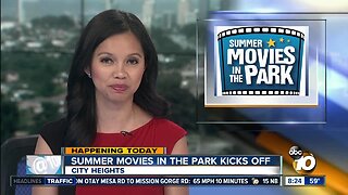 Summer movies in the park kicks off.