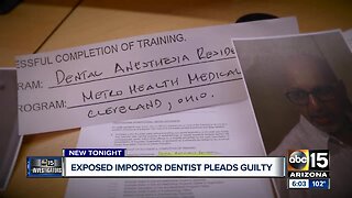 Exposed impostor dentist pleads guilty