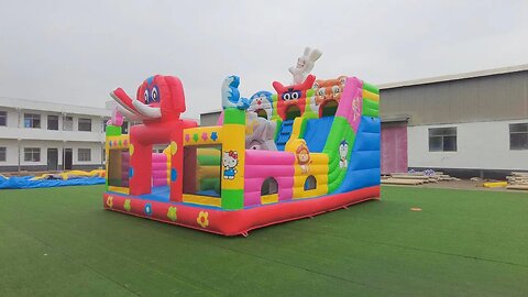 Animal Paradise Inflatable Funcity #inflatable manufacturer#factorybouncehouse #factoryslide