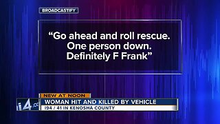 Woman killed on I-94 in Kenosha County