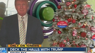 Local couple creates Trump-themed Christmas tree