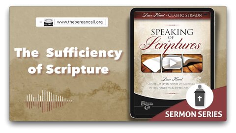 The Sufficiency of Scripture