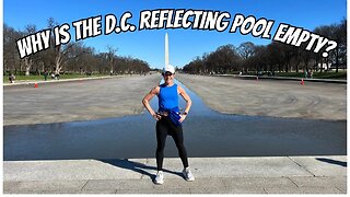 Why is the Reflecting Pool Empty? The official answer 2023 from Washington, DC.