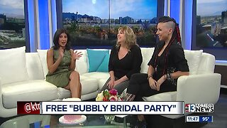 Free "Bubbly Bridal Party" offers designer dress sample sale and brunch