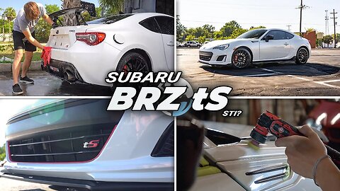 Subaru BRZ tS | 50+ Hours Reviving a Rare White Pearl BRZ | Is it REALLY an STI..?