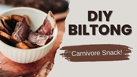 How to make the perfect biltong recipe from scratch!