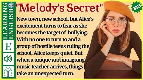 english story for listening ⭐ Level 3 – Melody's Secret | WooEnglish