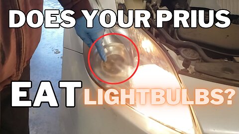 Try THIS if your Headlight Bulbs KEEP GOING OUT! | 2012 Toyota Prius