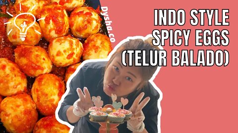 Cooking Indo Style Spicy Eggs (Telur Balado). Cooking Ideas and Inpiration. #short