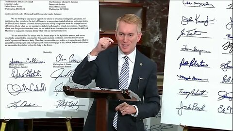 Lankford Warns Senate Democrats Against Destroying the Filibuster for Schumer's Progressive Tantrum