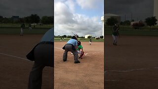 9 Year Old Learning to Pitch ScrewBall (1st time)