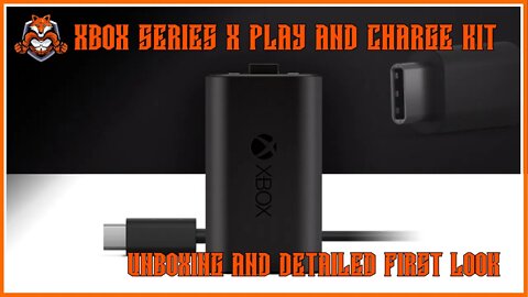 Xbox series x play and charge kit / rechargeable Battery detailed unboxing and first impressions