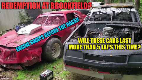 Will our JUNK dirt track cars be any better this time around? Redemption at Brookfield? #dirttrack