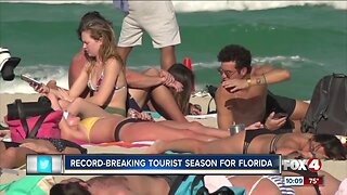 Record-breaking tourist season for Florida