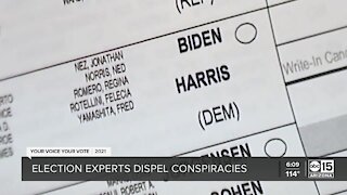 Election experts dispel Maricopa County election conspiracies