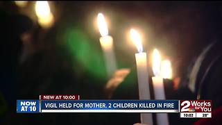 Candlelight vigil for Porum family killed in fire