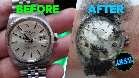 I Covered my Rolex in Dirt (ASMR)