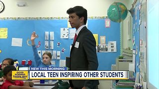 Local teen inspiring other students