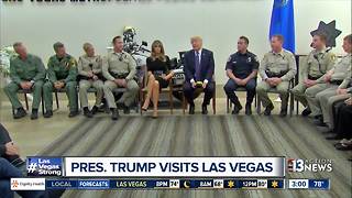 President Trump visits Las Vegas after mass shooting