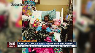 Child almost dies from dry drowning