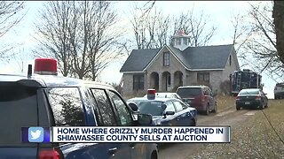 Home where grizzly murder happened in Shiawassee County sells at auction