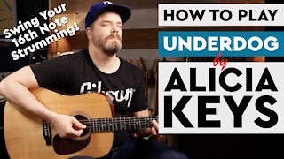 Alicia Keys "Underdog" - Guitar Lesson