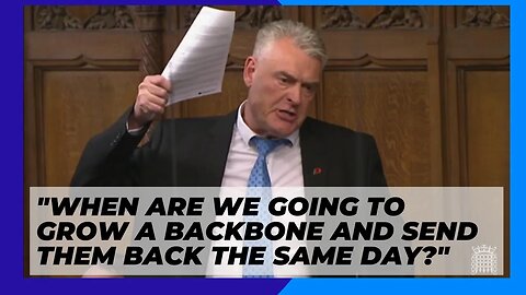 "When are we going to grow a backbone and send them back the same day?" - Lee Anderson MP