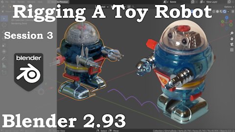 Rigging A Toy Robot, Session 3