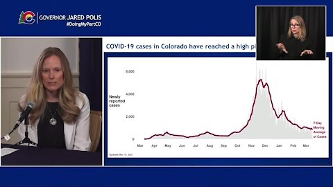 Colorado officials say COVID-19 cases, hospitalizations currently in a high plateau
