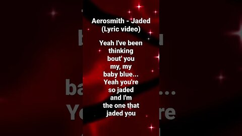 Aerosmith - Jaded #shorts