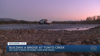 Arizona Governor Doug Ducey seeks US funding for bridge after kids die in creek