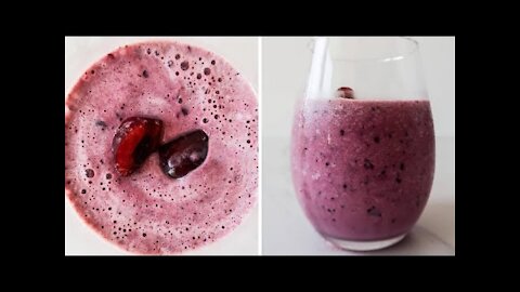 Healthy Cherry Smoothie Recipe | The Best Cherry Smoothie