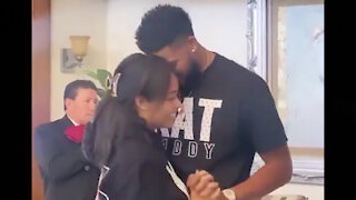 Jordyn Woods Celebrates Boyfriend Karl Towns 25th Birthday!