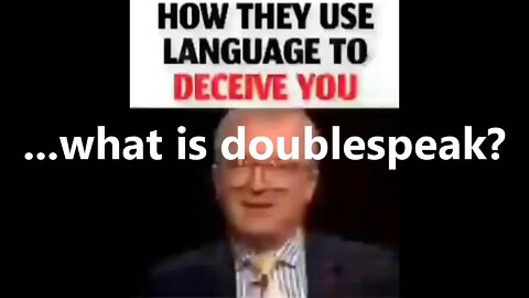 ...what is doublespeak?