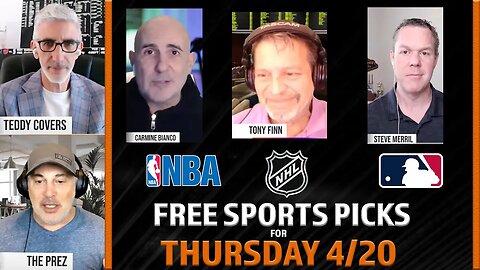 Free Sports Picks | WagerTalk Today | NBA & NHL Playoff Predictions | MLB Picks Today | April 20