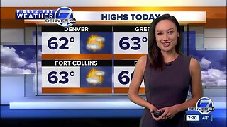 Dry and cool Sunday across the Front Range