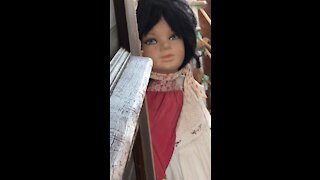 Creepy thrift store doll