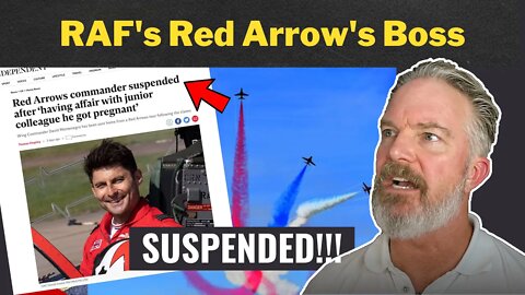 RAF Red Arrow's Boss SUSPENDED!