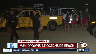 Man drowns at Oceanside beach