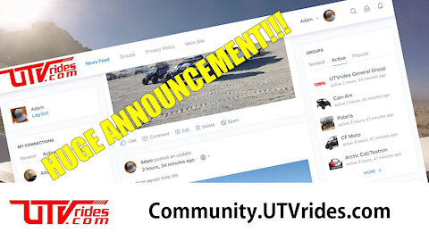 UTV Rides Community - Big Announcement
