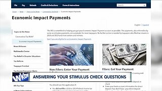 Answering your stimulus check questions