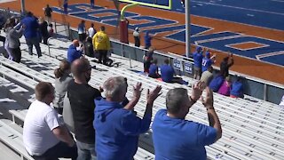 Boise State hosts spring scrimmage in front of fans at Albertsons Stadium