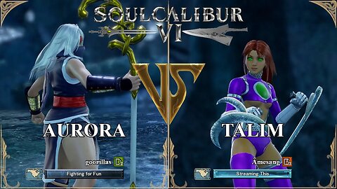SoulCalibur VI — goorillas (Aurora) VS Amesang (Talim) | Xbox Series X Ranked