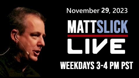 Matt Slick Live, 11/29/2023