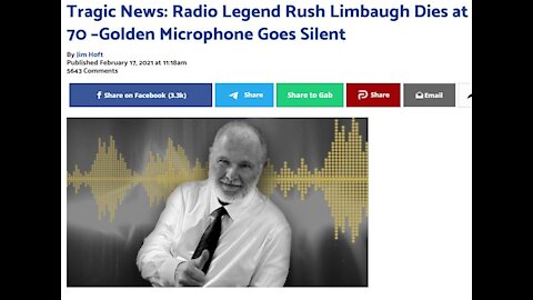 Golden Microphone Goes Silent, Rush Passes to a better place
