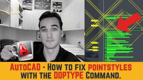 AutoCAD - How to fix pointstyles with the DDPTYPE Command.