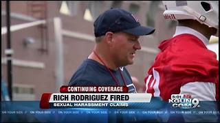 Arizona has fired football coach Rich Rodriguez