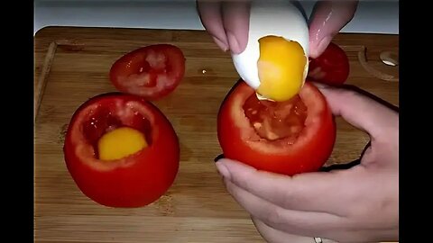 Como fazer tomate recheado fácil e rápido